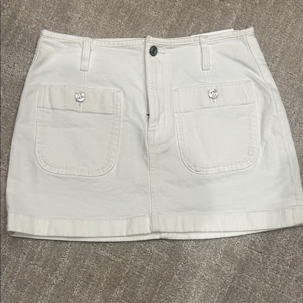 American Eagle Outfitters White Mini Skirt